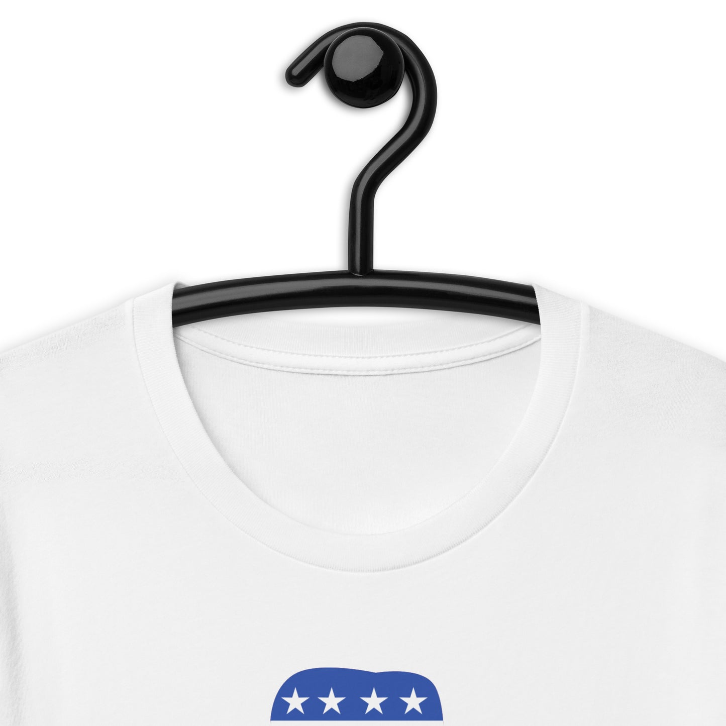 AMERICAN UNISEX T–SHIRT "ELEPHANT" WHITE ZOOM IN - www.firstamericanstore.com